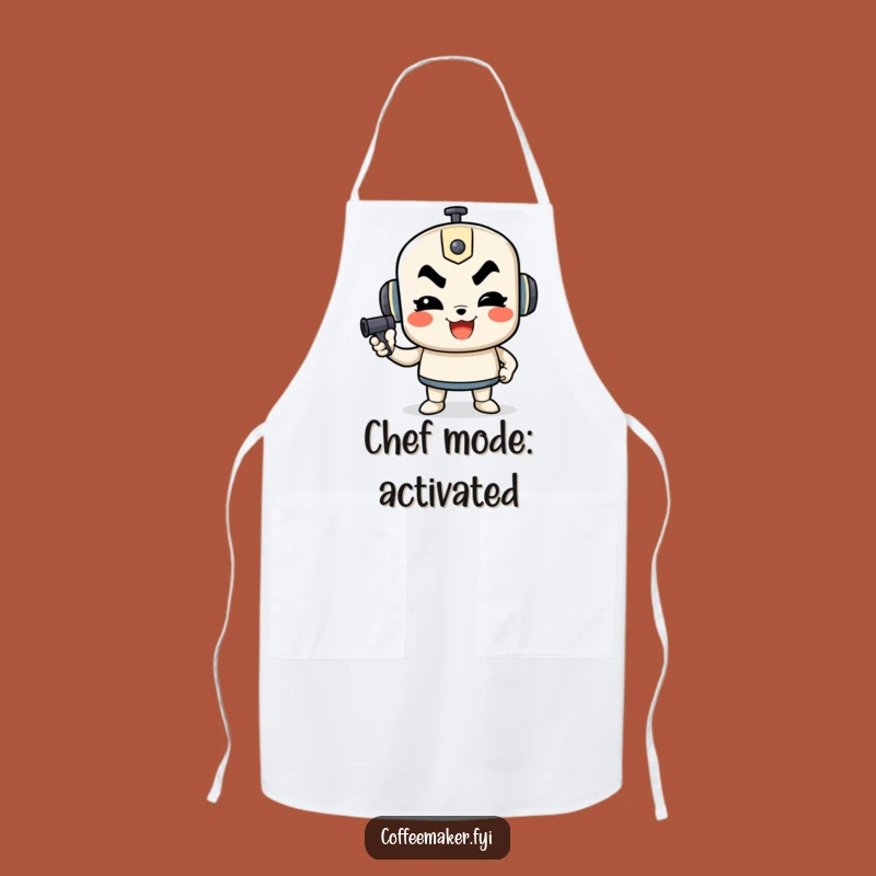 Funny Determined French Press Apron - Culinary Pumping Power Gift