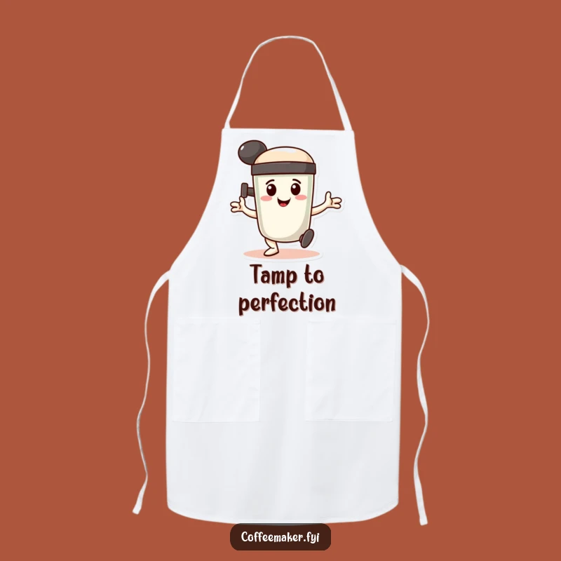 Funny Coffee Tamper Apron - Determined Espresso Chef Gift