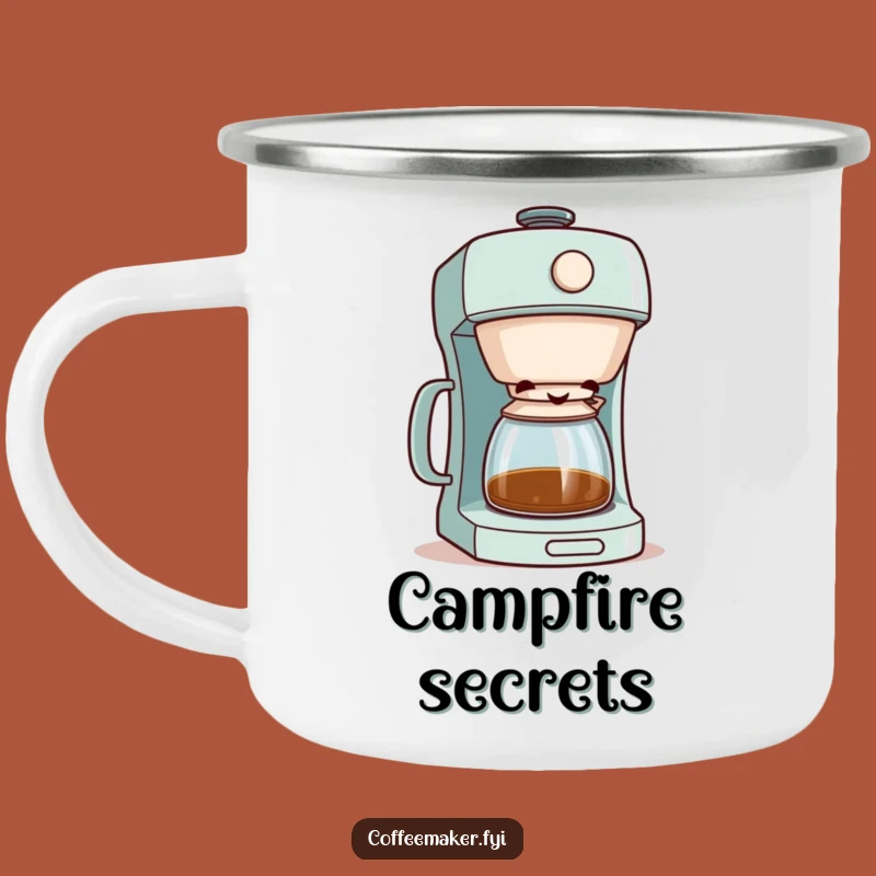 Funny Coffee Maker Peeking Camping Mug - Outdoor Coffee Gift
