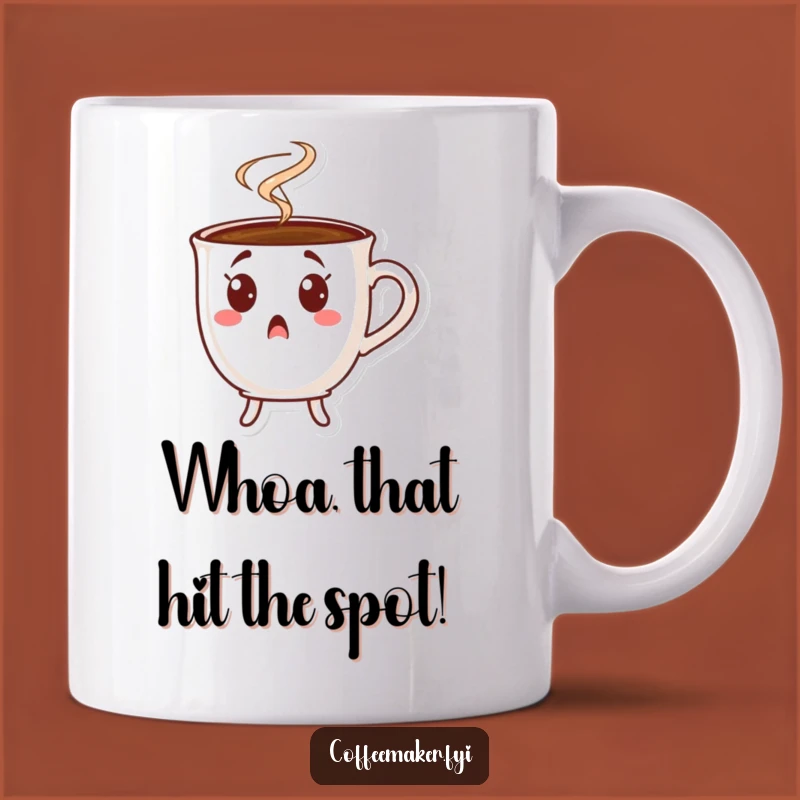 Funny Surprised Coffee Cup Mug Perfect Gift for Caffeine Lovers