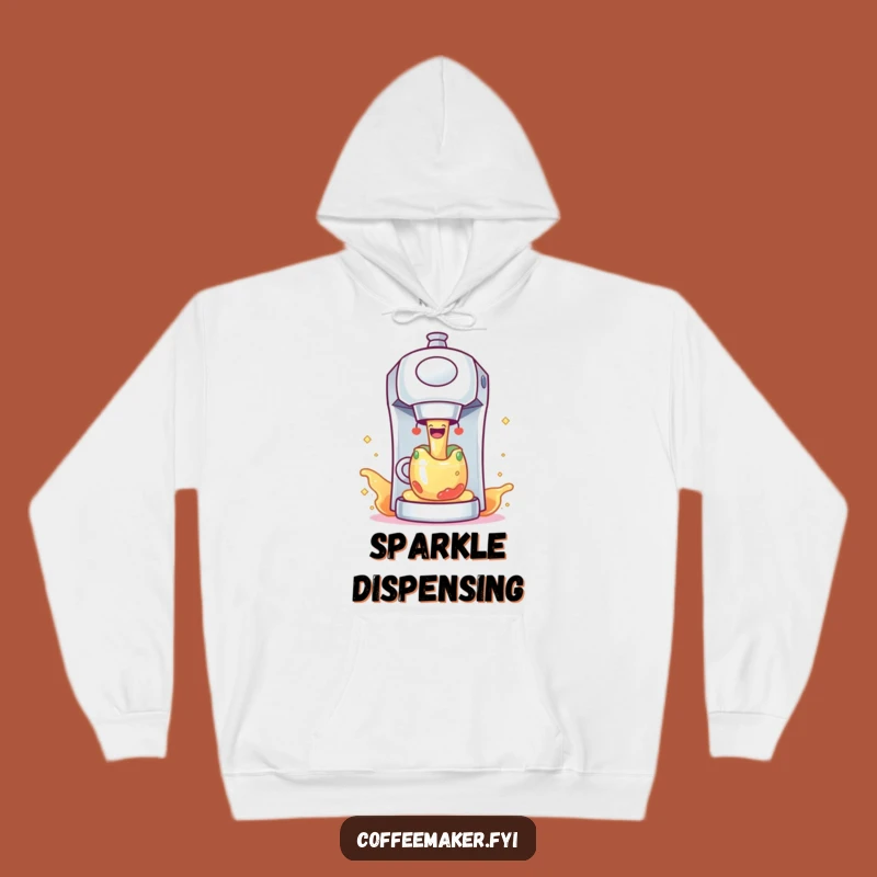 Funny Coffee Maker Sparkling Liquid Hoodie - Cozy Gift for Coffee Enthusiasts
