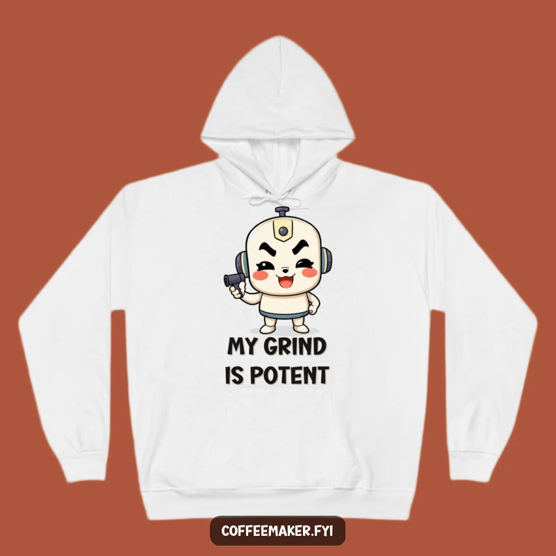 Funny Determined French Press Hoodie - Cozy Motivation Wear for Gifts