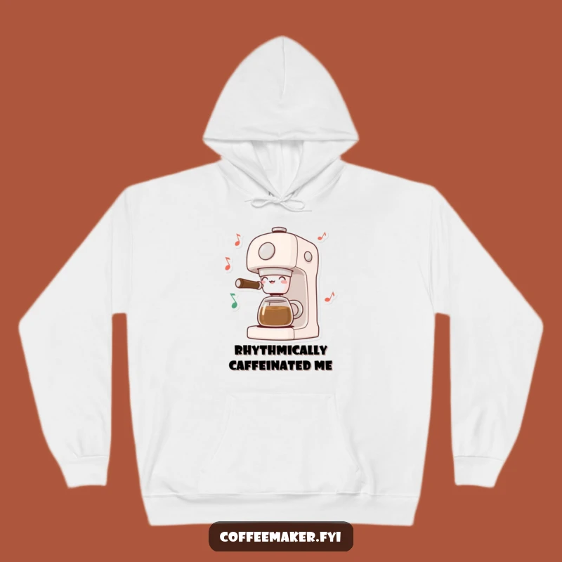 Funny Musical Coffee Maker Hoodie: Notes & Cozy, Music Gift!