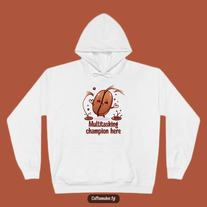 Funny Juggling Coffee Bean Hoodie: Cozy Comfort for the Multitasker