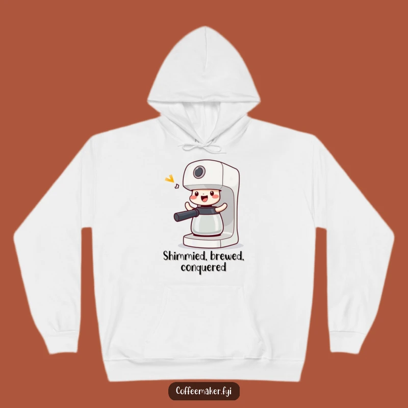 Funny Victorious Coffee Maker Hoodie: Shimmy & Cozy, Warm Gift!