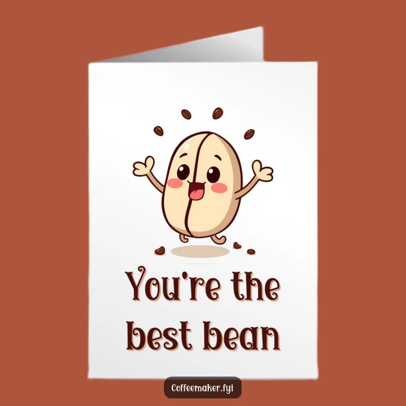 Free Printable Thank You Card: Bubbly Bean DIY Gift for Coffee Lovers