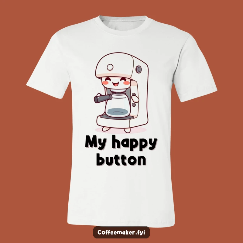 Funny Kawaii Coffee Maker Jig T-Shirt: Dance & Brew in This Hilarious Tee - Great Gift!